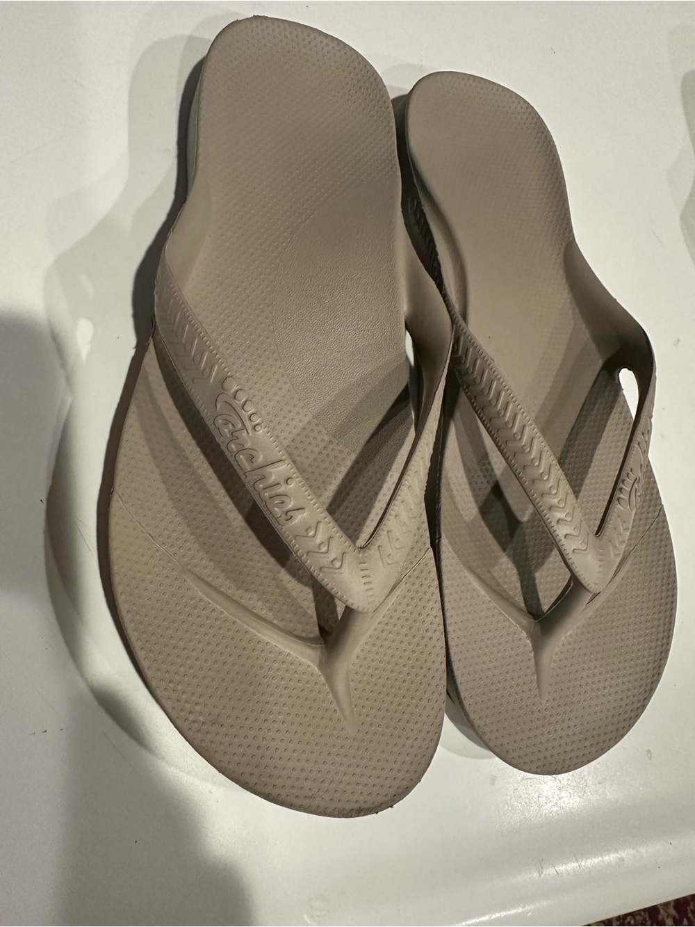 Archie’s Taupe Flip Flops